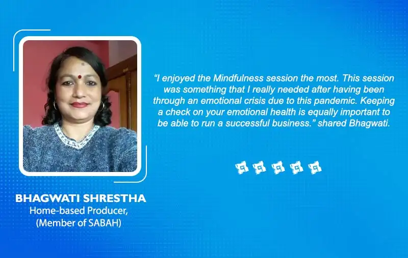Ms. BHATWATI SHRESTHA, Home-based Producer, (Member of SABAH)