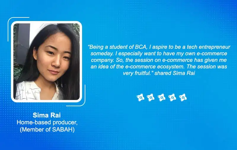 Ms. Sima Rai Home-based producer, (Member of SABAH)
