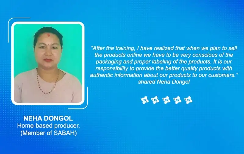 Ms. Neha Dongol Home-based producer, (Member of SABAH)