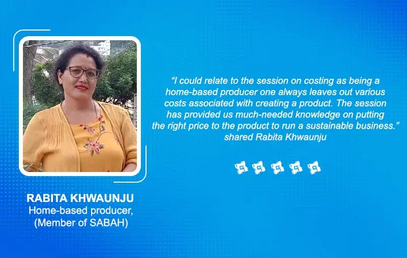 Ms. Rabita Khwaunju Home-based producer, (Member of SABAH)
