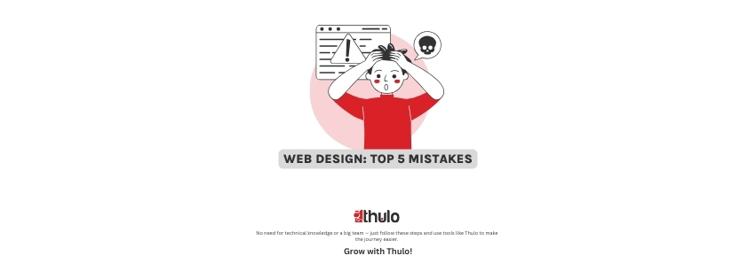 Top 5 Website Mistakes Small Businesses Make & How to Fix Them | Thulo